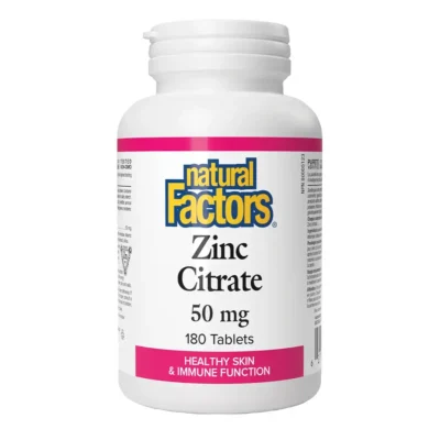 Natural Factors Zinc Citrate 50mg