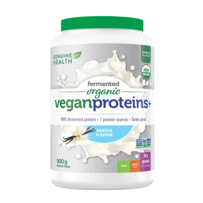Genuine Health Fermented Organic Vegan Proteins+ Vanilla