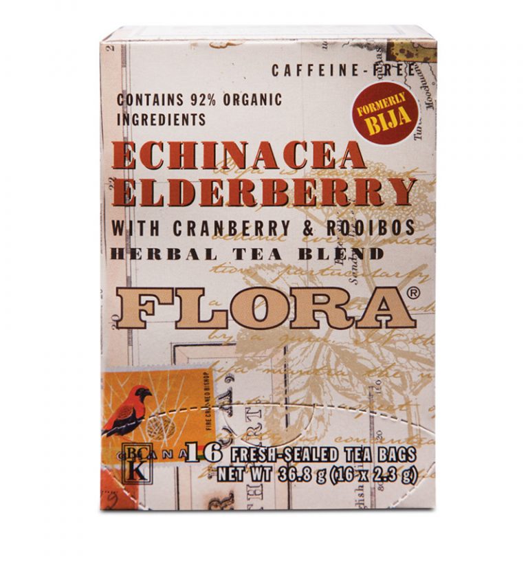 Flora Echinacea Elderberry Tea The Water Bug Health Food Store