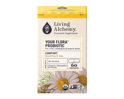 Living Alchemy Your Flora Probiotic Comfort
