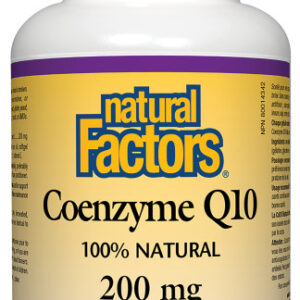 Natural Factors Coenzyme Q10 200mg