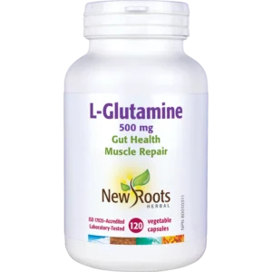 New Roots L-Glutamine 500mg Capsules