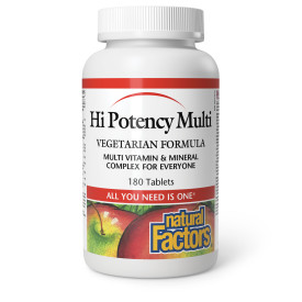 Natural Factors Hi Potency Multi Vegetarian Formula