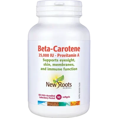 New Roots Beta-Carotene 25,000 IU