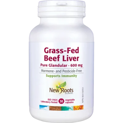 New Roots Grass-Fed Beef Liver 600mg