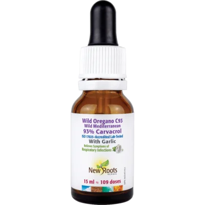 New Roots Wild Oregano Oil with Garlic