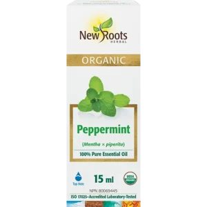 New Roots Organic Peppermint Essential Oil
