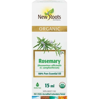 New Roots Organic Rosemary Essential Oil