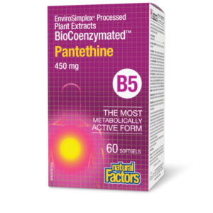 Natural Factors BioCoenzimated Pantethine B5 450mg