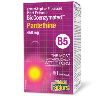 Natural Factors BioCoenzimated Pantethine B5 450mg