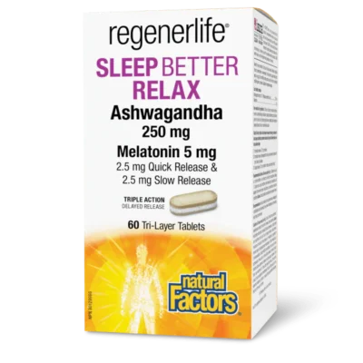 Natural Factors Regenerlife Sleep Better Relax