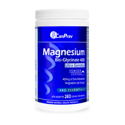 CanPrev Magnesium Bis·Glycinate 400 Ultra Gentle Powder