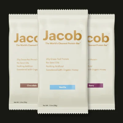 Jacob Protein Bar - Chocolate Chip, Mixed Berry & Vanilla 50g
