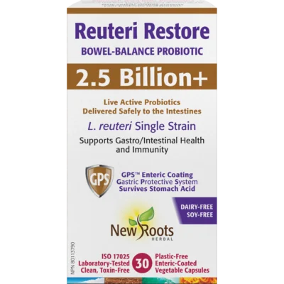 New Roots Reuteri Restore 2.5 Billion+