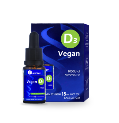 CanPrev Vitamin D3 1000IU Vegan Drops 15ml