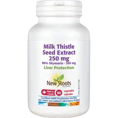 New Roots Milk Thistle Seed Extract 250mg