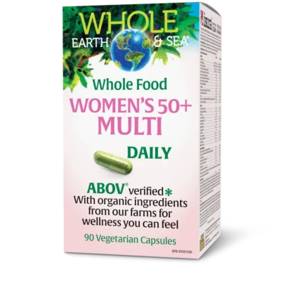 Natural Factors Whole Earth & Sea Women's 50+ Multivitamin & Mineral Caps