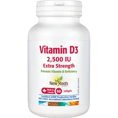 New Roots Vitamin D3 2500iu