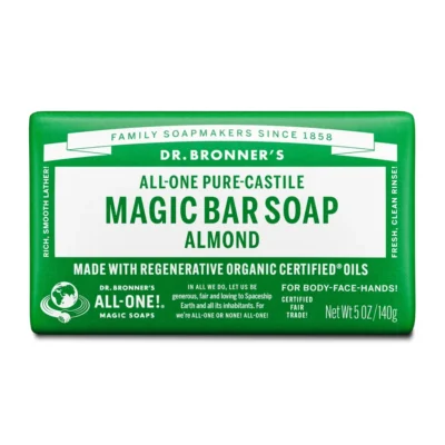 Dr. Bronner's Almond Pure Castile Bar Soap